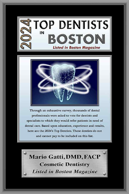 Boston Magazine Top Dentists 2024 award