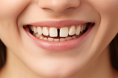 Invisalign can close gaps between teeth