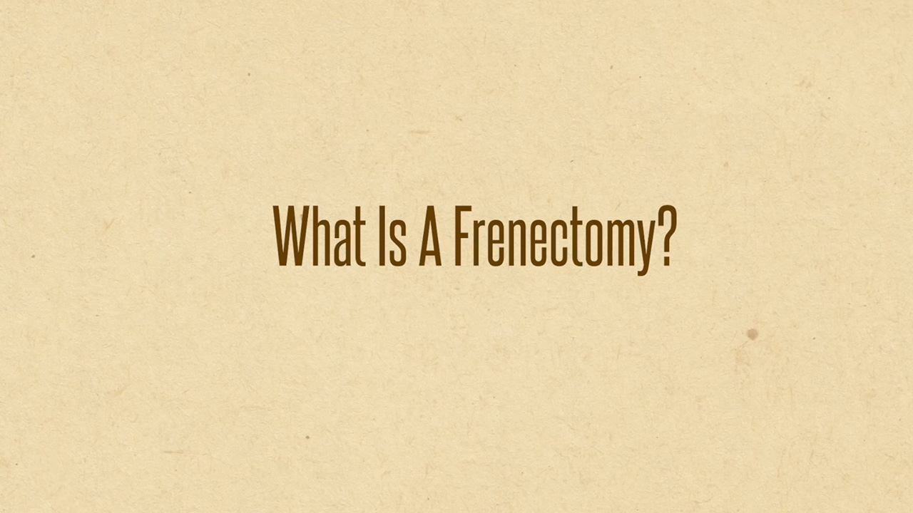 YouTube thumbnail of FAQ by Doctor Lindsey Mcelligott about what is a frenectomy.